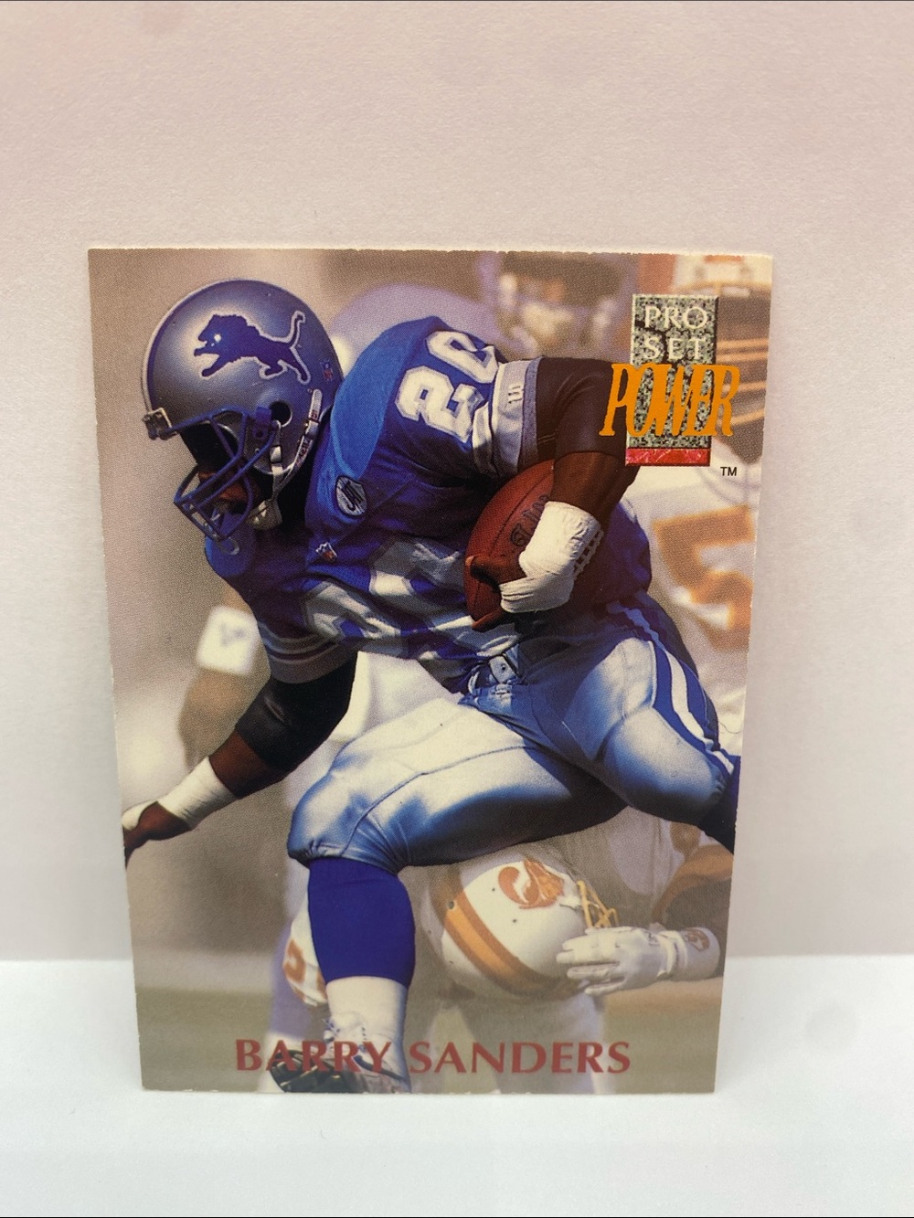 1992 Pro Set Barry Sanders Detroit Lions #20 (005)